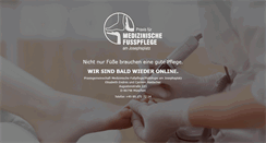 Desktop Screenshot of medizinische-fusspflege-muenchen.de