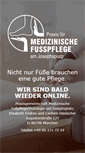 Mobile Screenshot of medizinische-fusspflege-muenchen.de